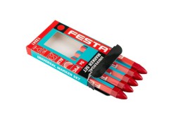 (obrázek pro) Značkovač univerzální FESTA 120mm červený 5ks