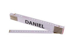 (obrázek pro) Metr skládací 2m DANIEL (PROFI,bílý,dřevo)