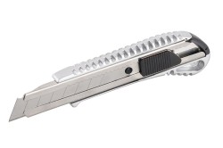 (obrázek pro) Nůž odlamovací ALU 18mm tlačítková aretace