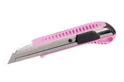 (obrázek pro) Nůž odlamovací ALU 18mm růžový