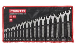 (obrázek pro) Sada očkoploché klíče FESTA CrV 18ks 6-24mm