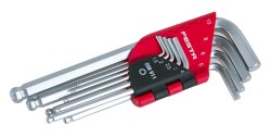 (obrázek pro) Sada L klíčů inbus FESTA CrV s kuličkou 1.5-10mm 9ks