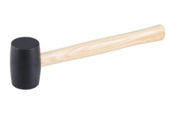 (obrázek pro) Palice gumová 55mm 31cm násada dřevo