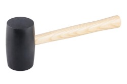 (obrázek pro) Palice gumová 65mm 34cm násada dřevo