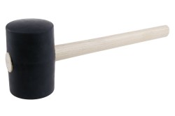 (obrázek pro) Palice gumová 90mm 36cm násada dřevo