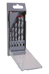 (obrázek pro) Sada vidiových vrtáků 5ks 4-10mm,PVC