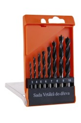 (obrázek pro) Sada vrtáků do dřeva 8ks 3-10mm