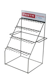(obrázek pro) Stojan prezentační na vrtáky, sekáče FESTA