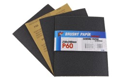 (obrázek pro) Papír brusný 230x280mm P60 10ks Waterproof