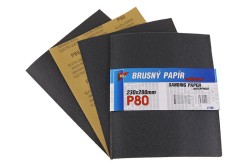(obrázek pro) Papír brusný 230x280mm P80 10ks Waterproof
