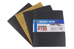 (obrázek pro) Papír brusný 230x280mm P120 10ks Waterproof