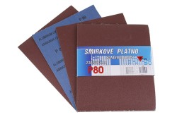 (obrázek pro) Plátno smirkové 230x280mm P80 10ks
