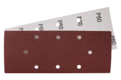 (obrázek pro) Papír brusný 93x230mm P60 8otvorů 5ks