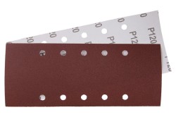 (obrázek pro) Papír brusný 115x280mm P120 10otvorů 5ks