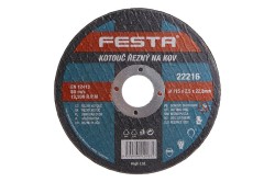 (obrázek pro) Kotouč řezný FESTA na kov 115x2.5x22.2mm