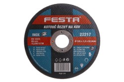 (obrázek pro) Kotouč řezný FESTA na kov 125x1.2x22.2mm
