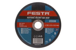 (obrázek pro) Kotouč řezný FESTA na kov 150x2.5x22.2mm