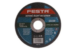 (obrázek pro) Kotouč řezný FESTA na kámen 115x2.5x22.2mm
