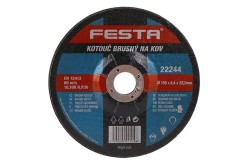 (obrázek pro) Kotouč brusný FESTA na kov 150x6.4x22.2mm