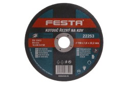 (obrázek pro) Kotouč řezný FESTA na kov 150x1.6x22.2mm