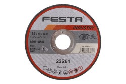 (obrázek pro) Kotouč řezný FESTA INDUSTRY na kov 115x2x22.2mm