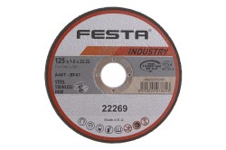 (obrázek pro) Kotouč řezný FESTA INDUSTRY na kov 125x1.6x22.2mm