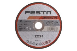 (obrázek pro) Kotouč řezný FESTA INDUSTRY na kov 150x2x22.2mm