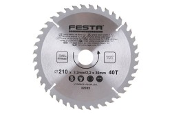 (obrázek pro) Kotouč pilový FESTA SK 210/3.2/30mm 40T