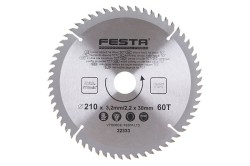 (obrázek pro) Kotouč pilový FESTA SK 210/3.2/30mm 60T