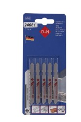 (obrázek pro) Plátky do přímočaré pily HSS 50/1mm 5ks 31012