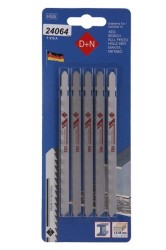 (obrázek pro) Plátky do přímočaré pily HSS 100/1mm 5ks 31112