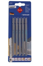(obrázek pro) Plátky do přímočaré pily BiM 120/1.3mm 5ks 31528