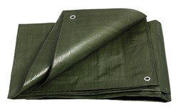 (obrázek pro) PE plachta zakrývací 4x5m 200g/1m2 zelená