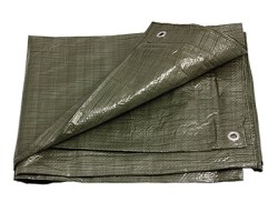 (obrázek pro) PE plachta zakrývací 10x15m 70g/1m2 zelená