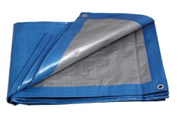 (obrázek pro) PE plachta zakrývací PROFI 3x5m 140g/1m2 modro-stříbrná