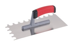 (obrázek pro) Hladítko FESTA nerez gumová rukojeť 280x130mm zub O16