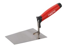 (obrázek pro) Lžíce nerez zednická FESTA gum.ruč. 160x115mm
