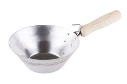 (obrázek pro) Naběračka zednická nerez FESTA 180mm dřevěná ručka