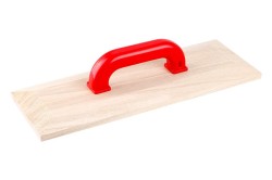 (obrázek pro) Hladítko dřevěné s plastovou rukojetí 400x140mm