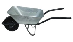 (obrázek pro) Kolečko stavební ZN korba 80l nafukovací kolo 40cm