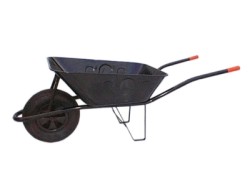 (obrázek pro) Kolečko stavební korba 60l nafukovací kolo 40cm