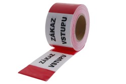 (obrázek pro) Páska varovací 80mmx250m ZÁKAZ VSTUPU