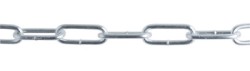 (obrázek pro) Řetěz dlouhé oko 6x43mm18m ZN DIN 5685C