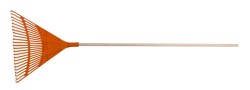 (obrázek pro) Hrábě plastové 50cm 22z s násadou 160cm