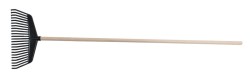 (obrázek pro) Hrábě plastové 40cm 23z s násadou 160cm