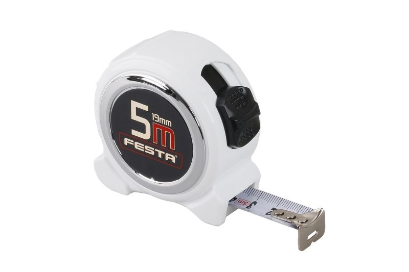 (obrázek pro) Metr svinovací FESTA 5mx19mm BÍLÝ