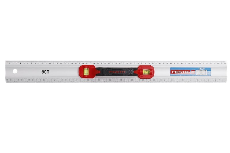 (obrázek pro) Pravítko s rukojetí FESTA 60cm ALU 2 libely