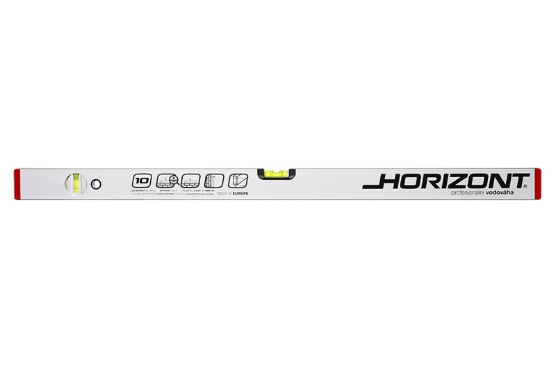 (obrázek pro) Vodováha HORIZONT VVN 1800 mm 2 libely