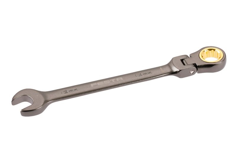 (obrázek pro) Klíč ráčnový kloubový FESTA CrV 13mm 72T