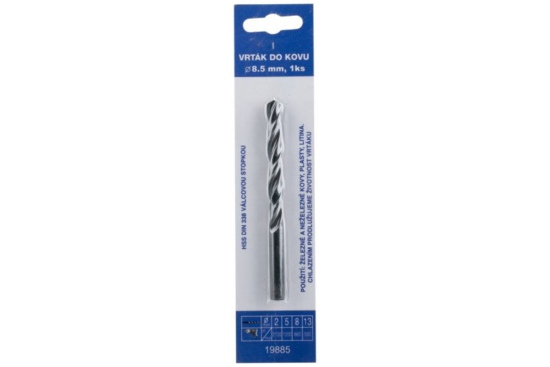 (obrázek pro) Vrták do kovu 8.5mm (1ks)